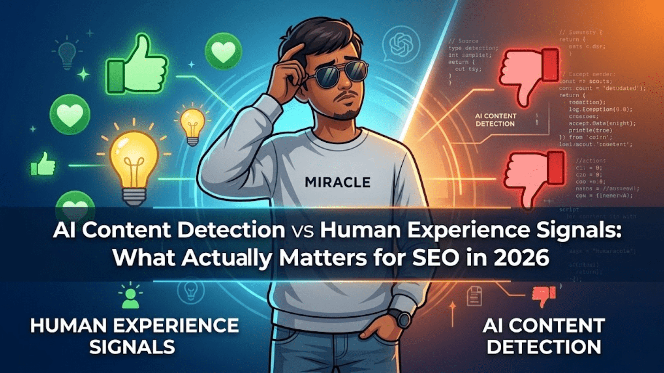 AI Content Detection vs Human Experience Signals: What Actually Matters for SEO
