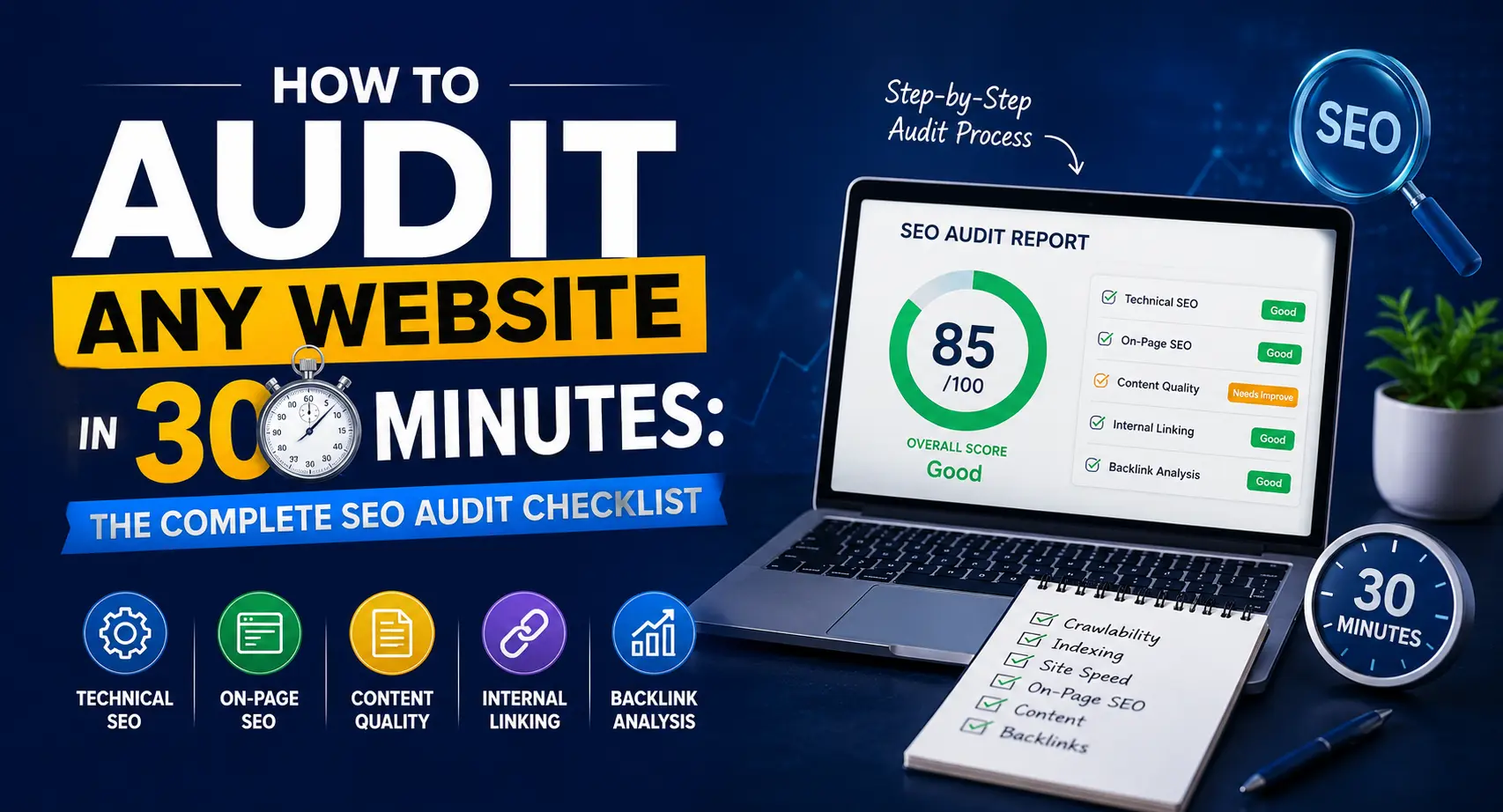 How to Audit Any Website in 30 Minutes The Complete SEO Audit Checklist