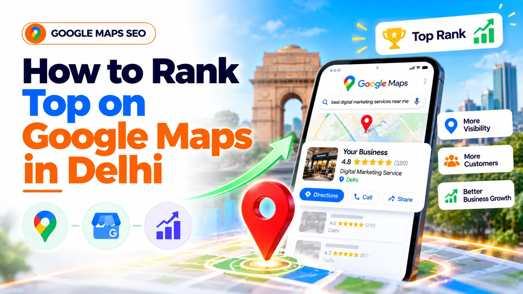 How to Rank Top on Google Maps 